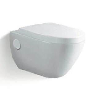 Toilette standard américaine compacte 200mm de piège de Hung Wc With Flush Tank P de mur