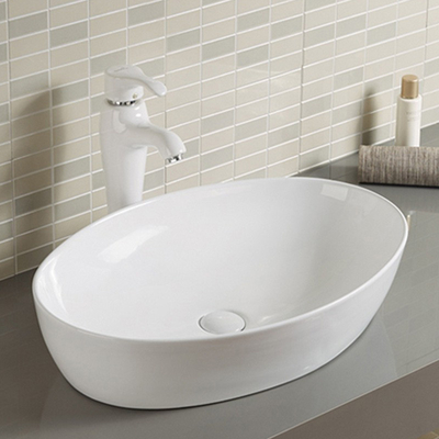 La salle de bains à haute densité de plan de travail descendent résistant à la chaleur 800mm blanc de 750mm