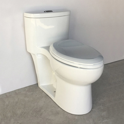 10 pouces de rugueux dans la toilette ovale d'une seule pièce toilette de taille de confort de 1 morceau