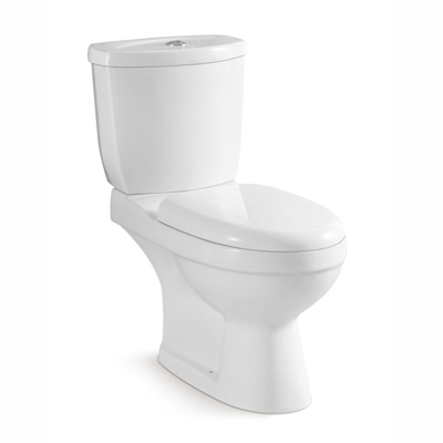 la toilette en deux pièces de jacuzzi 1,6 gallons de blanc a entièrement glacé le flux 660x360x760mm