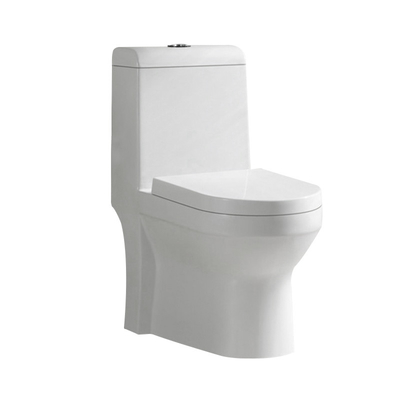 la salle de bains d'une seule pièce bordée affleurante de Cupc de contrat de toilette de l'eau 1.28Gpf a prolongé