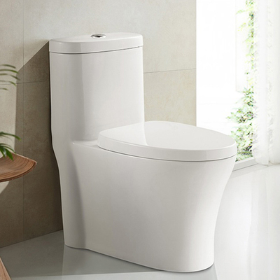 La toilette d'une seule pièce standard américaine 0.8gpf de taille de confort conjuguent à affleurement 200 400mm