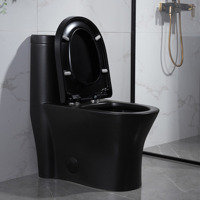 la norme américaine de toilette bordée par bidet a prolongé la taille noire de confort