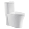 Toilette blanche de salle de bains de taille standard américaine de confort avec le double flux puissant