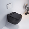 Fermeture douce Seat de Hung Toilet Adjustable Height And de mur ovale