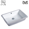 Bords rectangulaires classiques d'Ada Bathroom Sink With Beveled et géométrie propre