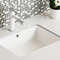 Aucun lavabo décoratif en céramique de Dots Undermount Ada Bathroom Sink