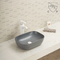 Surface blanche de Matt Glaze Color Ensure Smooth de plan de travail d'évier solide de salle de bains
