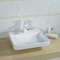 Lavage Art Basin Countertop Bowl de coin de salle à manger d'évier de visage de salle de bains de vestiaire