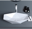 La salle de bains non poreuse de plan de travail descendent le lavabo de forme irrégulière de 650mm