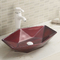 Style irrégulier de navire de Diamond Counter Top Bathroom Sink 70cm CUPC