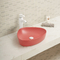 Évier en céramique lisse de salle de bains de lavabo de dessus de Grey Color Acid Resistance Counter