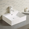 La salle de bains carrée intégrée de plan de travail descendent acide de lavabo de main de 50cm l'anti