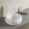 Lavabo blanc ou noir d'articles sanitaires de plan de travail d'économie de l'espace d'évier en céramique de salle de bains