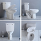 10 pouces de rugueux en avant rond de toilette d'Ada Comfort Height Toilet Siphon