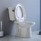 De cuvette des toilettes en deux pièces en céramique haute S commode blanche de salle de bains du piège 300mm de la carte de travail