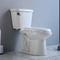 De cuvette des toilettes en deux pièces en céramique haute S commode blanche de salle de bains du piège 300mm de la carte de travail