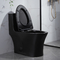 Double toilette d'une seule pièce affleurante de cuvette ovale avec la cuvette ronde 1,28 GPF/4.8LPF