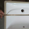 Lisse d'Ada Compliant Commercial Bathroom Sinks Undermount de porcelaine poli